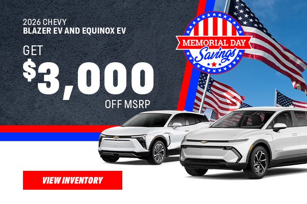 New Chevy Equinox EV & Blazer EV